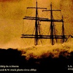 A Tall Ship In A Storm