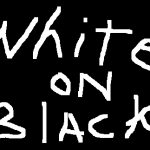 white on black 2014