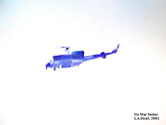 Black Helicopter Spraying Tularemia Bacteria on Protesters