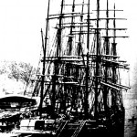 Tall Ship at Dock c.1890-1900