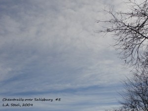 chemtrails over Salisbury #5 . 2009