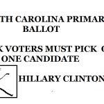 SO CAROLINA PRIMARY BALLOT