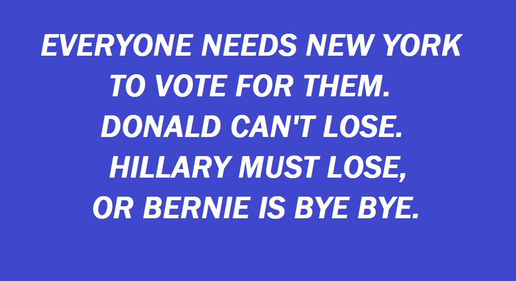 EVERYONE NEEDS NEW YORK TO VOTE