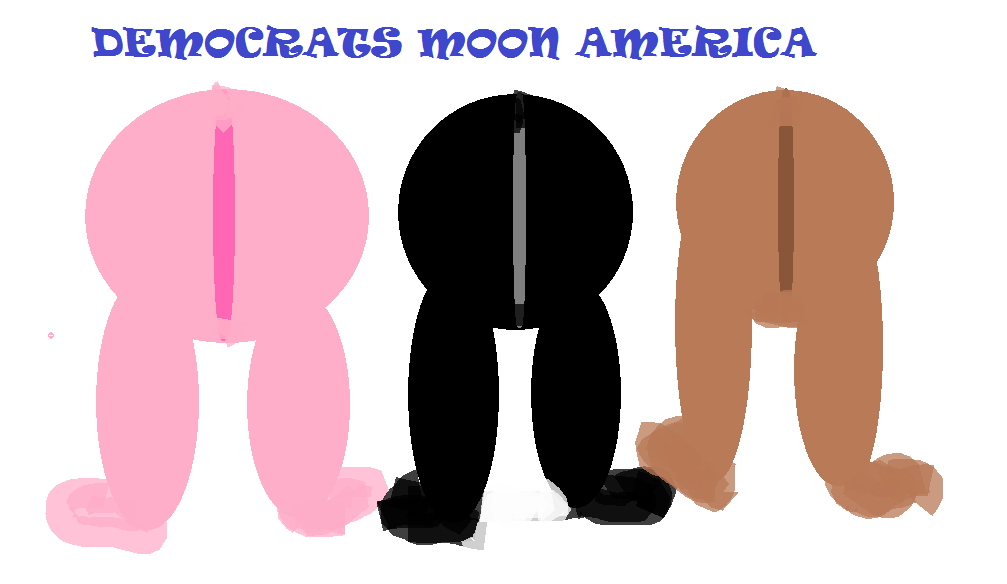 DEMOCRATS MOON AMERICA