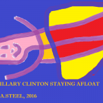 HILLARY CLINTON STAYING AFLOAT