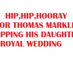 HIP HIP HOORAY FOR THOMAS MARKLE 2018